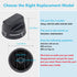Reyhoar PA010034 Black Top Burner Range Knob Replacement for Viking Ranges VGIC305-4BSS VGIC485-6GSS Replaces PA010034, VKNPA010034