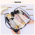 Makeup Bag, Large Capacity Travel Cosmetic Bag, Extra Large Makeup Bag,Portable Travel Makeup Bag Cosmetic Bag PU Makeup Organizer Bag Toiletry Ba...