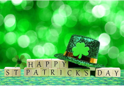 St Patrick's Day Tablecloth, St Patrick's Day Spring Tablecloth Rectangle Clover Tablecover Shamrock Green Leaves Table Runner (Shamrock,52 x 52 I...