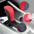 Compatible with DIY Genuine Leather Gear Shift Knob Cover Interior Accessories Protective Cover Decoration for Nissan Altima 2019 2020 2021 2022 B...