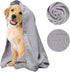 My Doggy Place - Super Absorbent Microfiber Towel - Dog Bathing Supplies - Microfiber Drying Towel - Washer Safe - Light Grey - 45 x 28 in - 1 Pie...