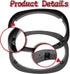 4pcs 6" X 9" Universal Plastic Vehicle Car Speaker Spacer Adapter Mount Car Speaker Spacer Mounting Bracket Adapter Refit Audio Speaker Mat...