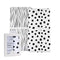 Changing Pad Cover Set | Cradle Sheet 2 Pack 100% Jersey Cotton Black and White Abstract Stripes and Dots by Ely's & Co...