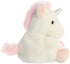 Aurora® Adorable Palm Pals™ Sassy Unicorn™ Stuffed Animal - Pocket-Sized Play - Collectable Fun - White 5 Inches...