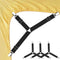 Foloda Sheet Holders, 4 pcs Adjustable Bed Sheet Straps, Fitted Sheet Holder Clips Fasteners Suspenders Gripper Locker Scrunchie for Bed Mattress ...