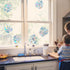 GORGECRAFT 6x7 Inch Leaf Window Clings Static Rainbow Window Stickers Anti-Collision Glass Decals Sun Catcher Decorations Non Adhesive Prismatic V...