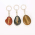 12pcs Engraved Inspirational Keychains, Natural River Stone Key Rings, Wholesale Faith Rocks, Novelty Healing Stone Key Chain Bulk, Assorted Sayin...