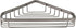 Sturdy Stainless Steel Corner Shower Caddy Basket, 9.5-Inch, Satin Nickel, Wall Mounted – Design House, 588921-SS...