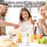 DOUBLE WHISK Powerful Milk Frother Handheld Foam Maker, Mini Whisk Drink Mixer Blender for Coffee, Cappuccino, Latte, Matcha, Hot Chocolate, With ...