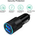 USB Car Charger, 2Pack 3.4A/18W Fast Charge Phone Car Charger Adapter Plug 2 Port Lighter Charger Flush for iPhone 15 14 13 12 11 Pro Max Mini SE ...