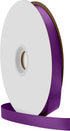 Berwick Offray 5/8" Single Face Satin Ribbon, Regal Purple, 100 Yds...