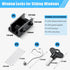 Sliding Window Locks (6 Pack), Window Locks for Up and Down Windows and Horizontal Windows, Window Security Bars, Adjustable Aluminum Window Stopp...