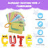 Alphabet Letters Learning Suction Toys: ABC Silicone Baby Bath Toys, Bathtub/Windows/Car/Travel Toys for Toddlers 1-3, Preschool Educational Monte...