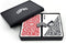 Copag 1546 Design 100% Plastic Playing Cards, Bridge Size (Narrow) Red/Black Double Deck Set (Regular Index)...