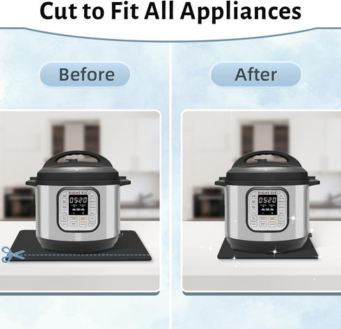 LOPNUR Appliance Slider Cut to Fit, Kitchen Appliance Sliders 360 Degree Rotation Moving, Heat Resistant Mats for Cuntertop, Appliance Mover for M...