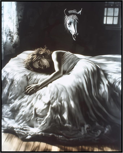 Posterizer 1 pcs-eerie spooky hunting scary scene-for horror movie fans 2-Gothic Art Gift for Art Lovers Living Room Bedroom Decor- unframed wall ...