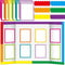 90 Pcs Science Fair Board Supplies Include 72 Trim Scalloped Bulletin Board Borders 18 Presentation Board Subtitles for Classroom Office Display B...