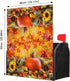 Autumn Fall Harvest Maple Leaves Pumpkin Mailbox Covers Waterproof Magnetic Durable Post Box Cover Wraps Standard Size 21x18 Inches for Outdoor Ga...