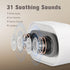 White Noise Machine,Bluetooth Wireless Speaker,Sound Machine with 31 Soothing Sounds Memory Function,24HR Alarm Clock for Bedroom with Night Light...