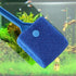 Fish Tank Glass Double Sided Sponge Plant Algae Scraper Cleaning Brush Cleaner Scrubber for Aquarium...