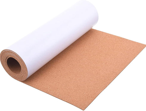 3mm Cork Board Roll Self-Adhesive Bulletin Boards, 51"x16"-1/8" Thick Large Cork Rolls, Decorative Corkboards for Wall, Office, Home, Kitchen, Pos...