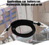 Bike Luggage Strap, Adjustable Elastic Bike Luggage Belts with Aluminum Alloy Hooks for Outdoor Hanging Tools (Black)...
