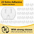 Outlet Covers (45 Pack) Self-Closing Outlet Plug Covers 3-Prong Swivel Electrical Outlet Protectors for Baby Upgraded Adhesive Installation Socket...