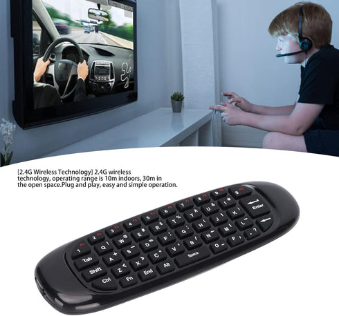 2.4G Keyboard and Remote Control, Mini Handheld Keyboard Multi Media Functional Air Mouse for TV Computer...