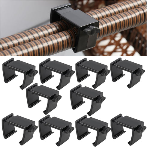 Adjustable Outdoor Furniture Clips Patio Sofa Clips,Sectional Sofa Furniture Chair Clips,Rattan Furniture Clamps Wicker Chair Fasteners, Connect T...