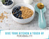 Decorative Owl Spoon Rest for Kitchen Countertop – Modern Farmhouse Spoon Holder for Stove in Lovely Aqua Blue, made with Chip-free Ceramic – Dish...