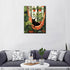 Cat and Pottings DIY Paint by Numbers for Adults Black Cat Laying on Hammock Surrounded by Green Plants DIY Oil Painting Acrylic Paint Art Graffit...