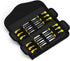 12PCS Needle File Set with Tool Bag, Small File Set includes 6pcs Jewlers Files & 6 Steel Files for Metal, Jewlers, Wood, Leather and Plastic...