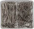 150Pcs T Pins, 1&2 Inch Sewing Pins Long Straight Pins for Foam Head with Box, Stainless Steel Wig Pins for Wigs, T Pins for Knitting Sewing, Quil...