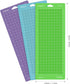 DOOHALO Cutting Mat Compatible with Cricut Joy Machine 3 Pack Replacement Adhesive Cut Mats (Green Purple Blue (Total 3 Small+3 Big Mats), 4.5"X12...