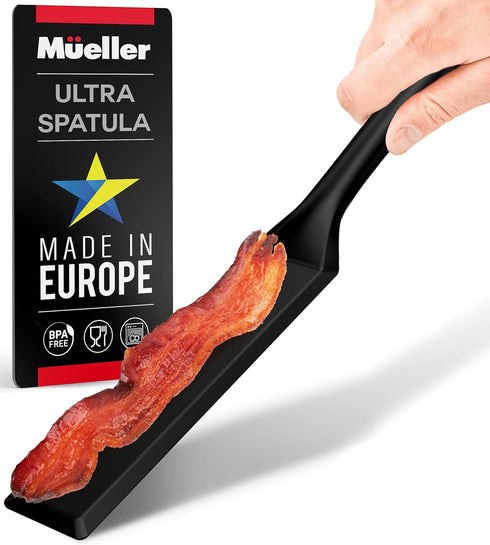 Mueller EuroPhoria Series Spatula, Heat Resistant Nylon Kitchen Turner, Cooking Utensils for Flipping Pancakes, Eggs, Burgers, Crepes and More, Pe...