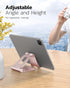 Nulaxy Dual Folding Cell Phone Stand, Fully Adjustable Foldable Desktop Phone Holder Cradle Dock Compatible with Phone 15 14 13 12 11 Pro Xs Xs Ma...