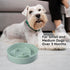 SPUNKYJUNKY Slow Feeder Ceramic Dog Bowls for Small Breed Slow Down Eating Anti-Choking Dishes Slow Feeding for Fun Pet Bowl(10OZ Bowl,Light Green...