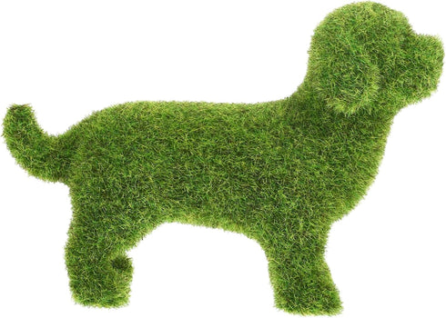Angoily Flocking Dog Statues, Decorative Peeing Dog Statue, Puppy Statues, Pet Garden Statue, Dog Figurines for Garden Lawn Yard Patio Outdoor Dec...