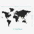 Navaris Cork Board World Map - Self-Adhesive Corkboard Continents for Wall to Pin, Plan, Document Travels - with 18 Cork Pieces and 10 Pins - Blac...