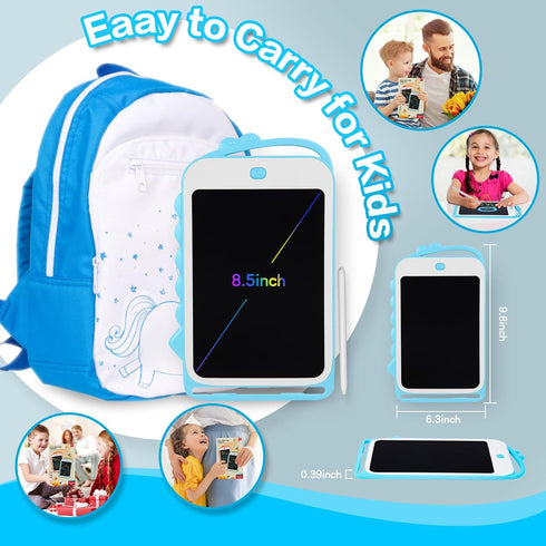 LCD Writing Tablet for Kids,8.5inch LCD Writing Tablet Boy/Girl Doodle Board Toy for 3-12 Year Olds Educational Birthday Gift (8.5 Inch Blue)...