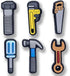 11 Pcs Repair Tools Shoe Charms, Shoe Decoration Party Gifts For Boys, Girls, Kids, Women. (11Pcs Repair)...