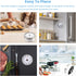 Visual Timer with Bracket, Chef Cooking Timer Clock with Loud Alarm, No Batteries Required, 100% Mechanical - Magnetic Backing, Exquisite Stainles...