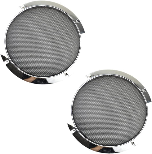 2PCS Audio Speaker Cover Mesh Grills Horn Guard with Screws for Car (10Inch, Silver)...