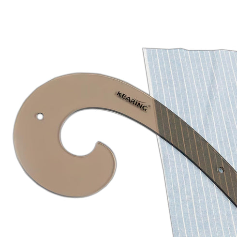 9"(23CM) Classic Plastic French Curve Ruler Vary Form Curve Clear Hip Measuring Curve Ruler for Fashion Pattern Making Dressing Making, Design Sup...