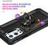 Military Grade Drop Impact for Oneplus 9 Pro Case Oneplus 9 Pro 5G Case 360 Metal Rotating Ring Kickstand Holder Armor Heavy Duty Shockproof for O...
