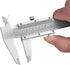 Spurtar Vernier Caliper, 6" Stainless Steel Caliper Measuring Tool, 0-6Inch/0-150mm Manual Micrometer Non Digital Calipers, 0.001"/0.02mm High Pre...