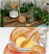 1Pcs 250ml/8.5oz Empty Clear Glass Jam Jar with Cork and Spoon Multipurpose Honey Candy Coffee Bath Salts Storage Canister Can Pot Tin Bottle Cont...