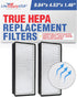 LifeSupplyUSA True HEPA Filter Replacement Compatible with Hunter 30836, 30841, 30847, 30848, 30876 Air Purifier (2-Pack)...