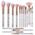 16PCs Marble Makeup Brushes Set Premium Synthetic Face Eye Lip Make Up Brush Kits for Foundation, Powder,Eyeshadow,Eyebrow,Eyelash,Eyeliner,Blendi...