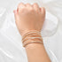 Bling Multilayer Chunky Twist Crystal Rhinestone Adjustable Cuff Bracelet Bangle for Women Wedding Formal Prom Jewelry Costume...